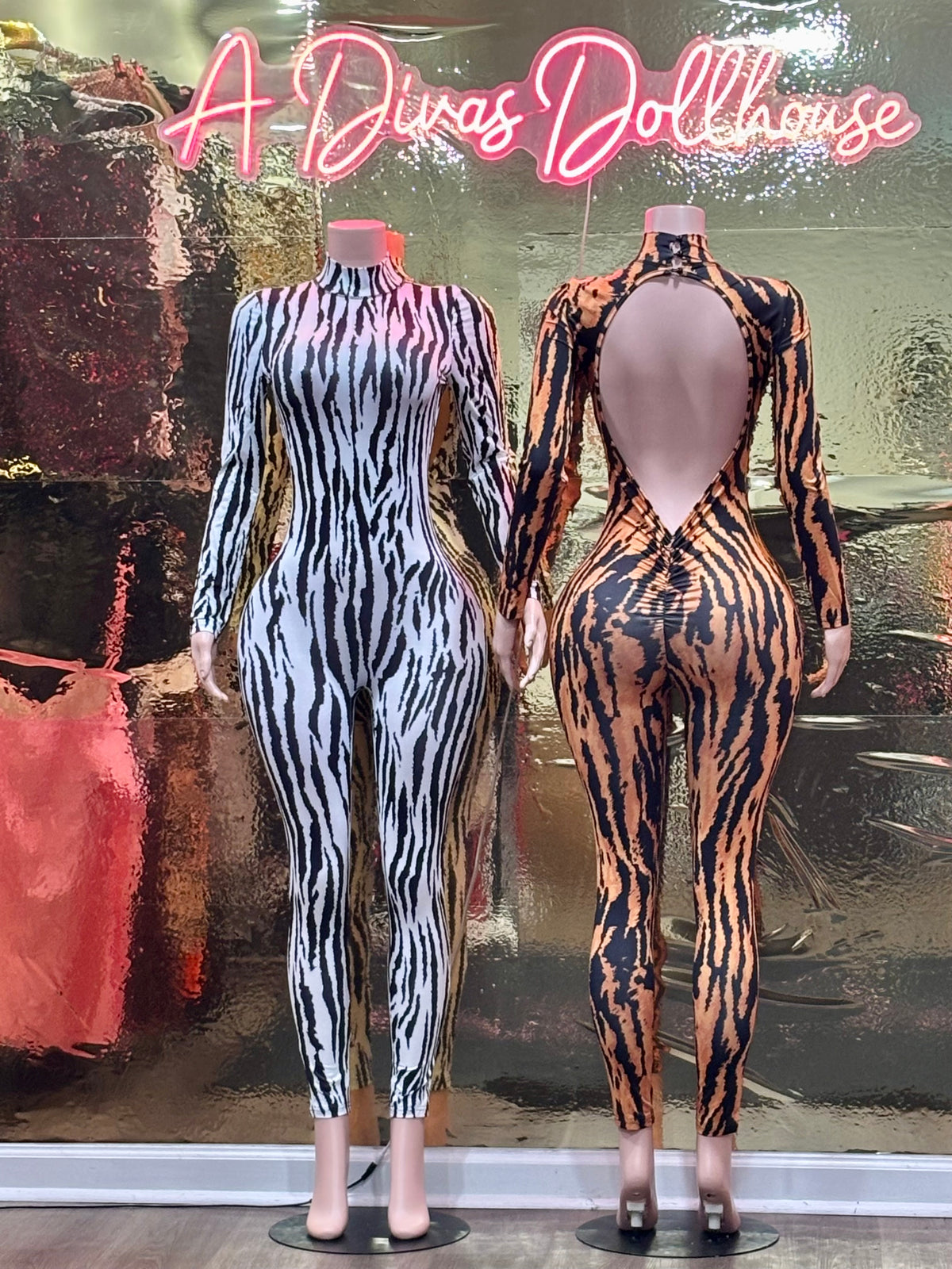 Zebra Stripes Jumpsuit