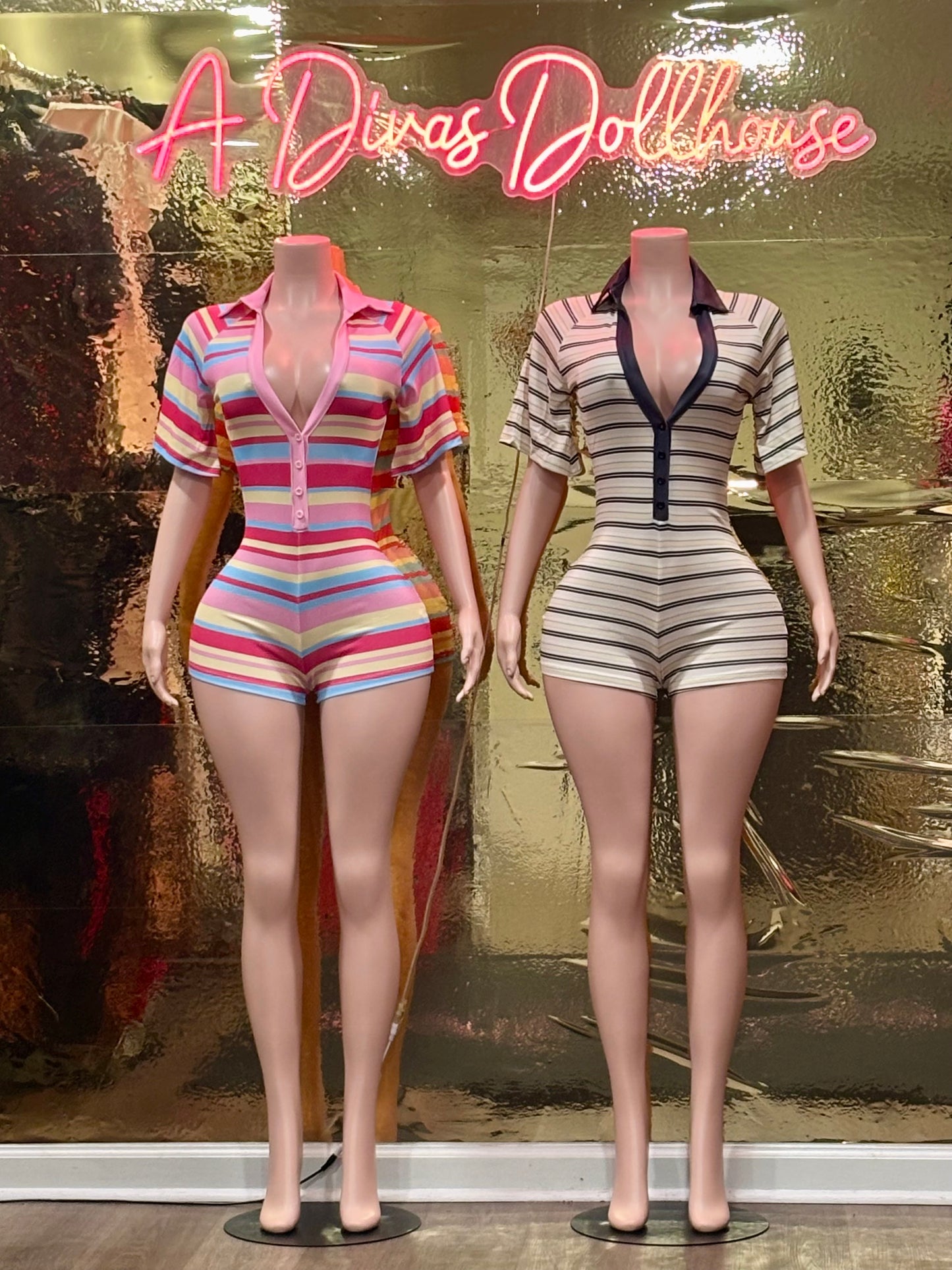 Striped Romper