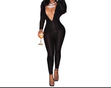 Back Out Black Jumpsuit