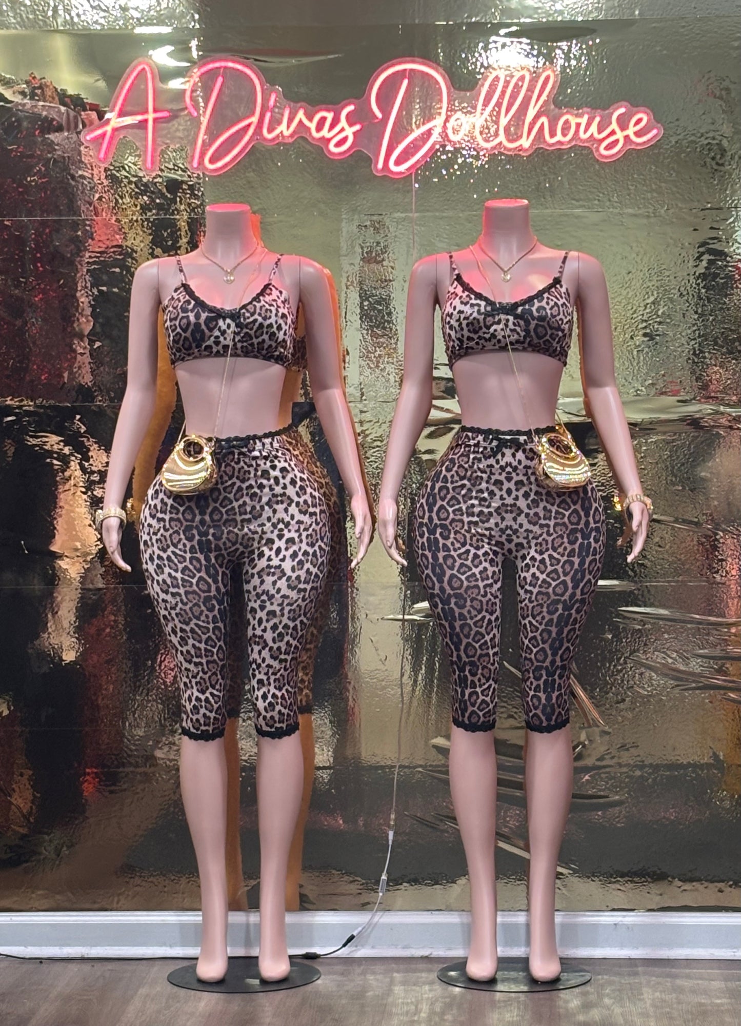 Miami Heat 2pc Capri Set