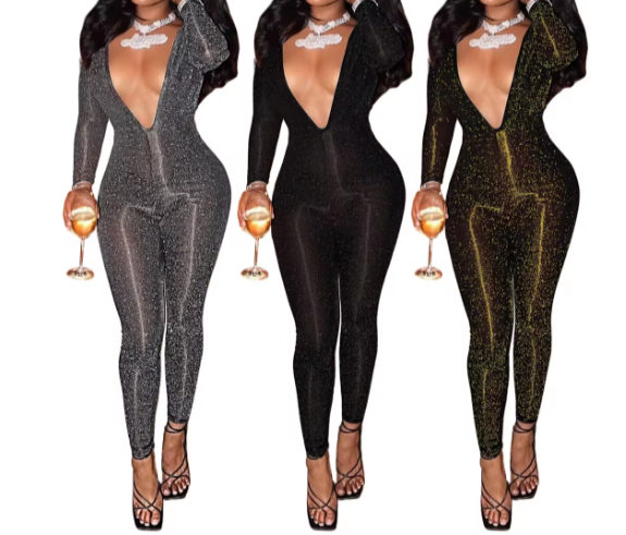 Back Out Black Jumpsuit