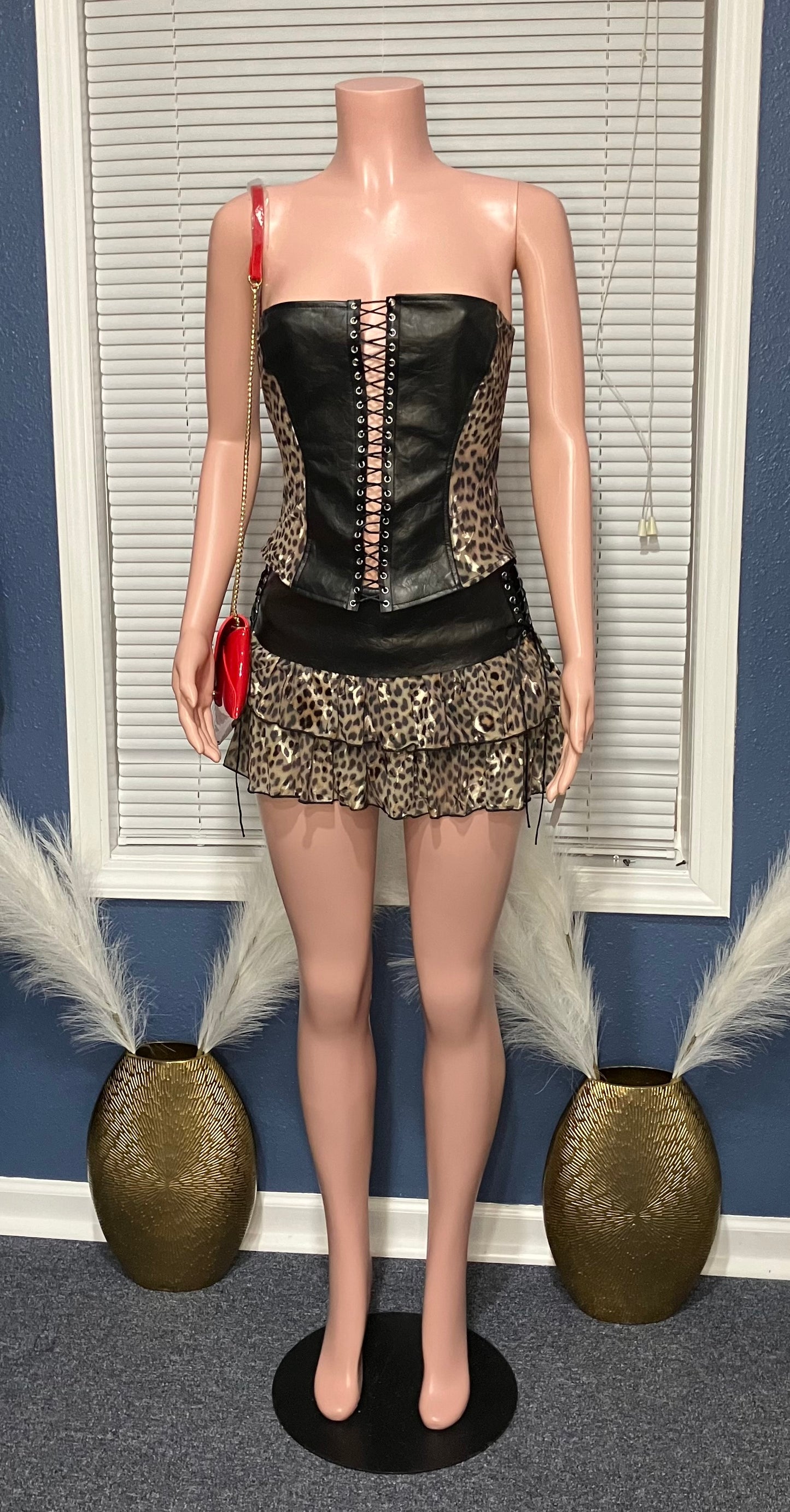 Fierce 2Pcs Skort set