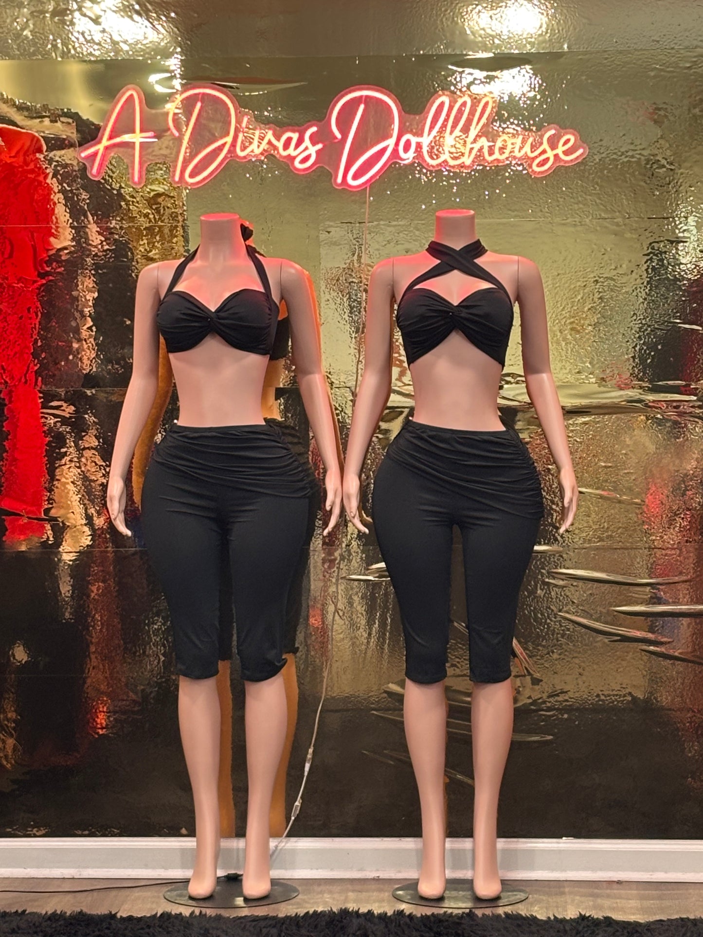 Darlene 2pc Capri Set