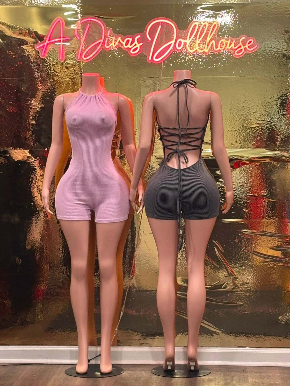 Tie My Back Up Romper