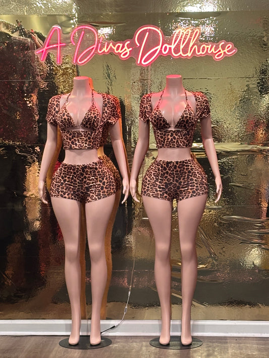 3pc Leopard Set