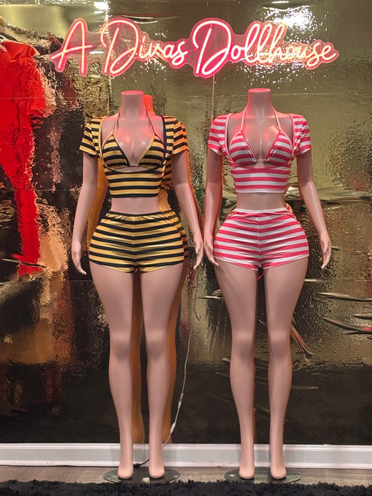 Stripe Me Down 3pc Set