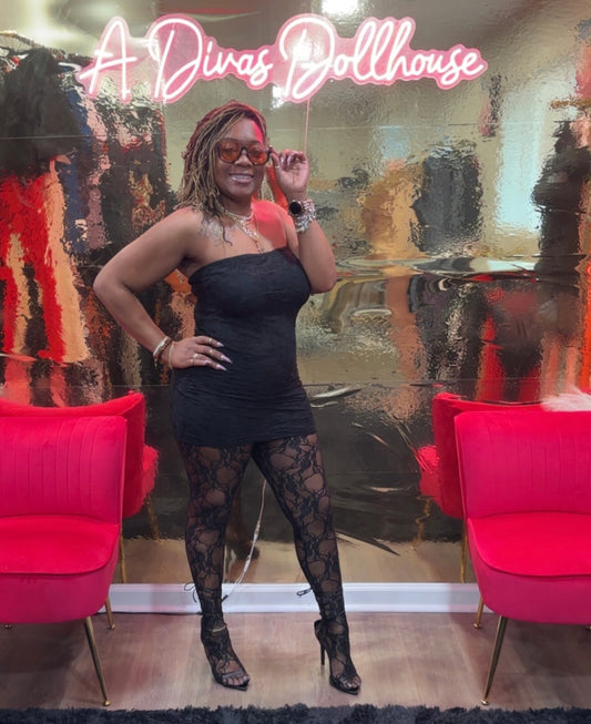 Monochromatic Lace 2pc Set