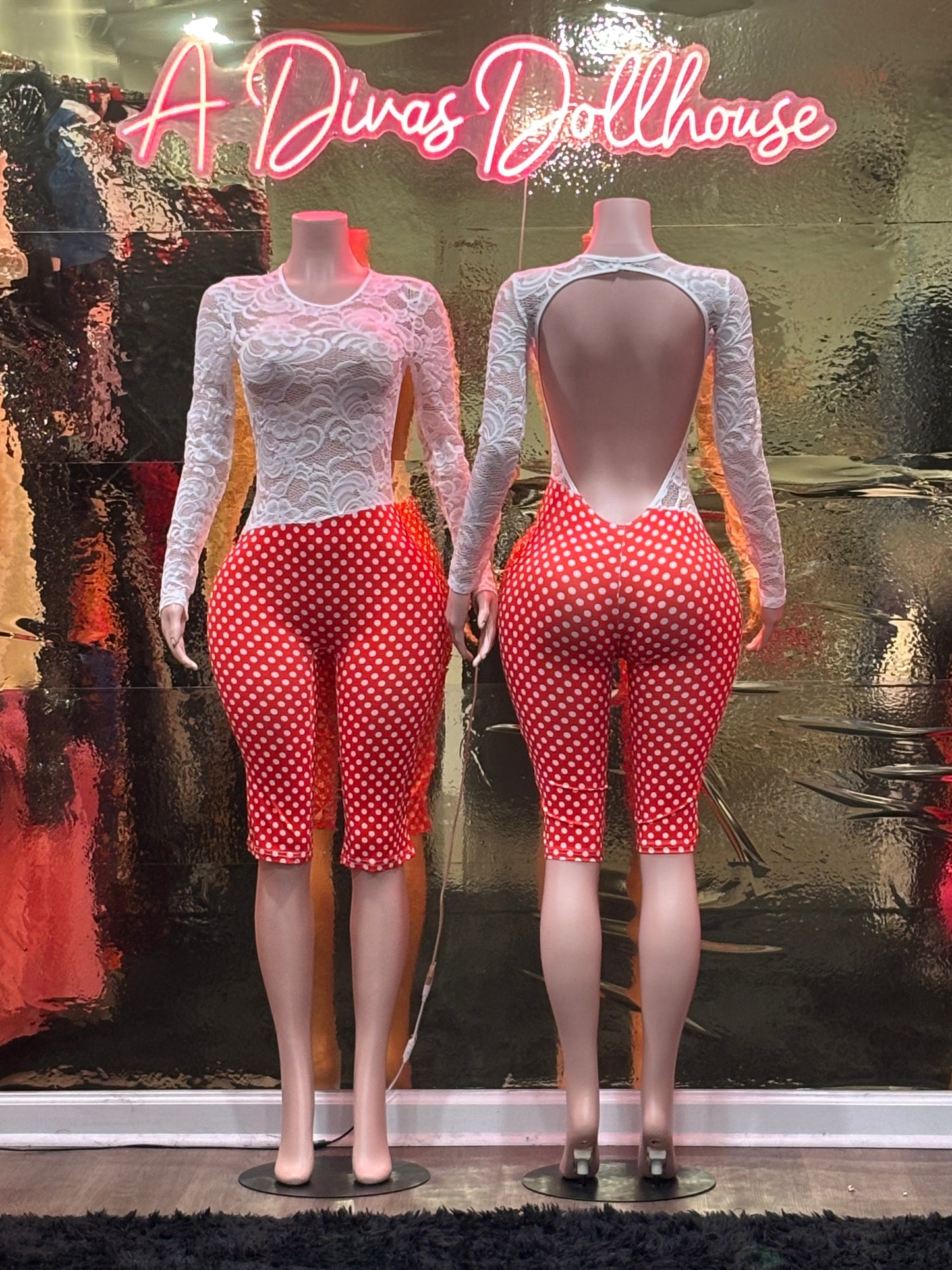 Made you look Polka Dot Jumpsuit