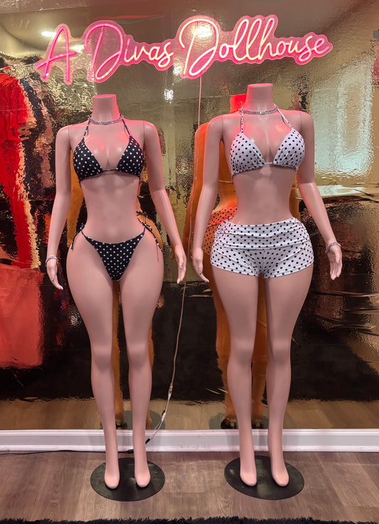 Polka Dot Bikini 3pc