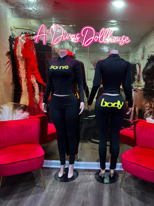 Body in Black 2pc set