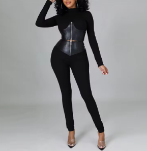 On The Town Black 2 Piece