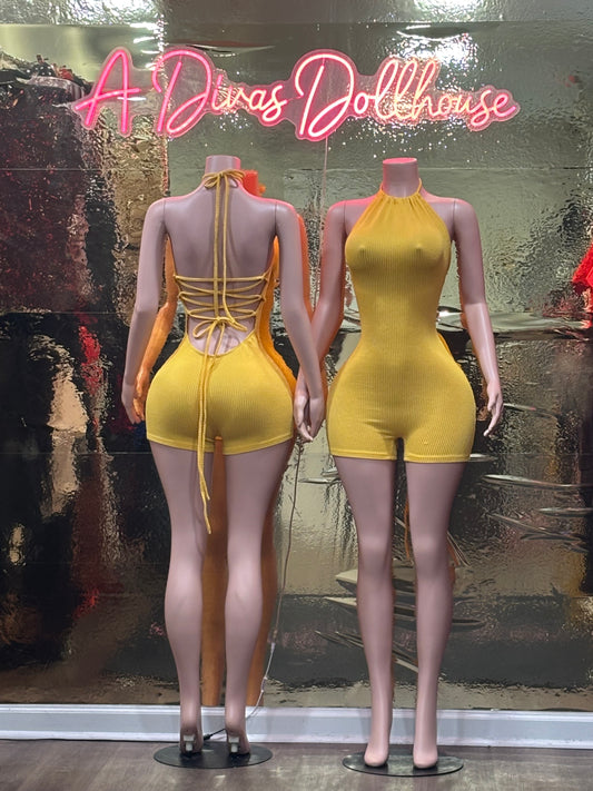 Tie My Back Up Romper