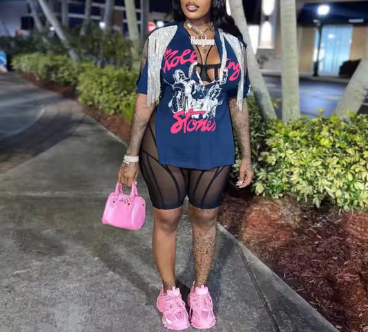 Rolling Stone Fringe Graphic Tee